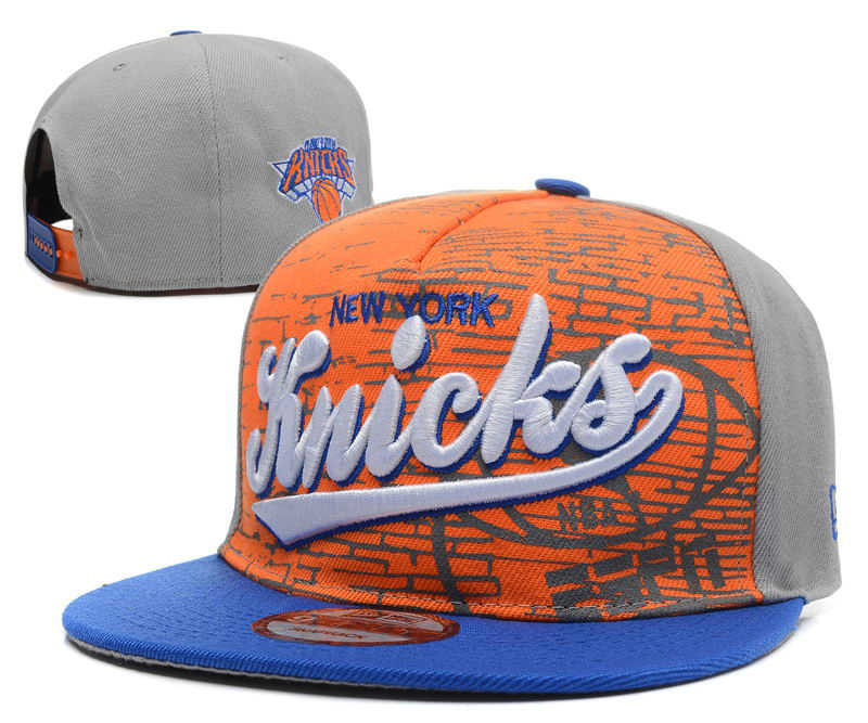 New York Knicks Grey Snapback Hat DF1 0512